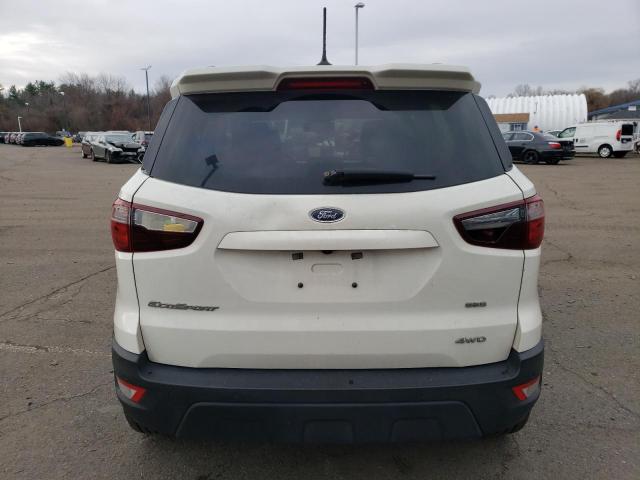 MAJ6S3JL4LC357365 - 2020 FORD ECOSPORT SES WHITE photo 6