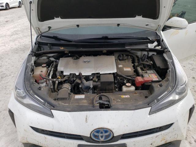 JTDKARFU7L3118487 - 2020 TOYOTA PRIUS L WHITE photo 11