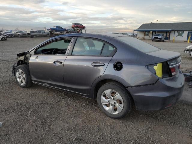 2HGFB2F53FH533338 - 2015 HONDA CIVIC LX GRAY photo 2