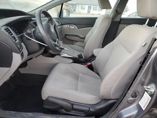 2HGFB2F53FH533338 - 2015 HONDA CIVIC LX GRAY photo 7