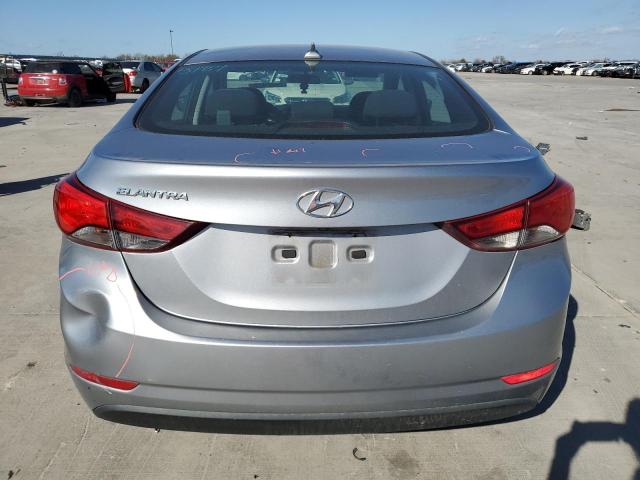 5NPDH4AE9GH770044 - 2016 HYUNDAI ELANTRA SE GRAY photo 6