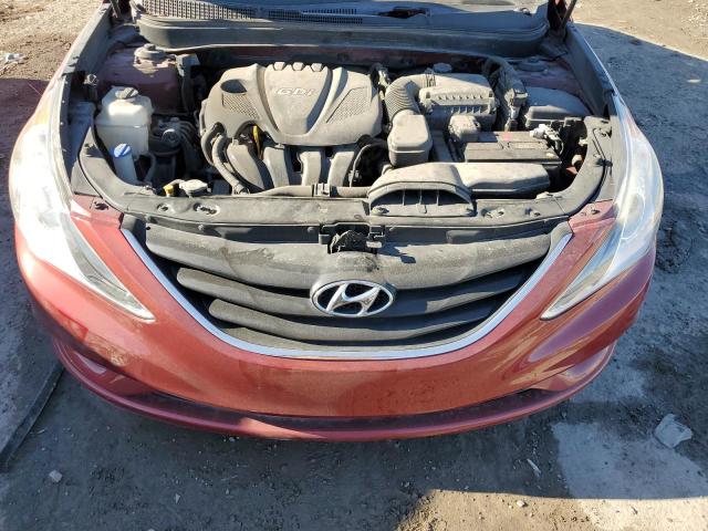 5NPEB4AC9DH727100 - 2013 HYUNDAI SONATA GLS RED photo 11