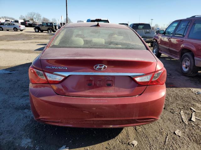 5NPEB4AC9DH727100 - 2013 HYUNDAI SONATA GLS RED photo 6