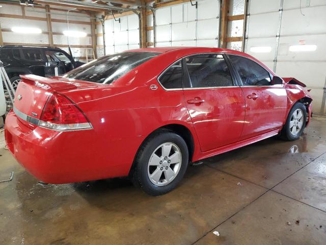 2G1WT57K391221835 - 2009 CHEVROLET IMPALA 1LT RED photo 3