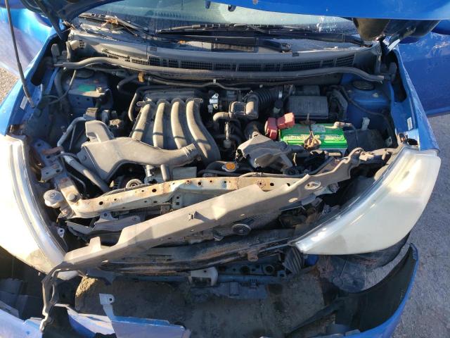 3N1BC13E37L376382 - 2007 NISSAN VERSA S BLUE photo 11