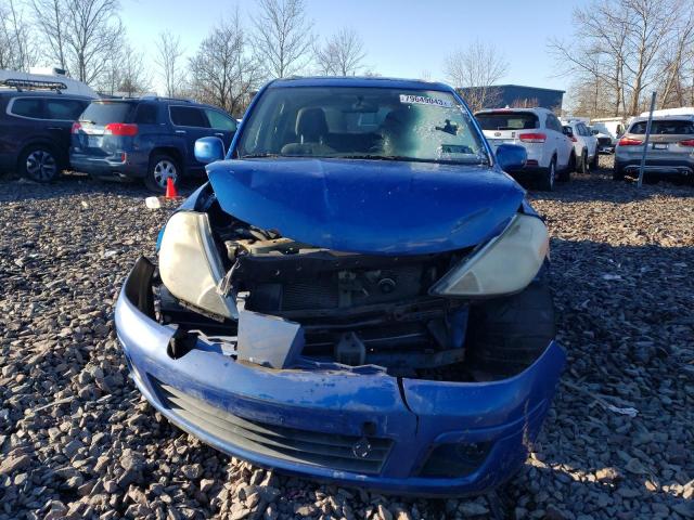 3N1BC13E37L376382 - 2007 NISSAN VERSA S BLUE photo 5