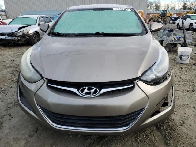 5NPDH4AE4GH749411 - 2016 HYUNDAI ELANTRA SE BROWN photo 5