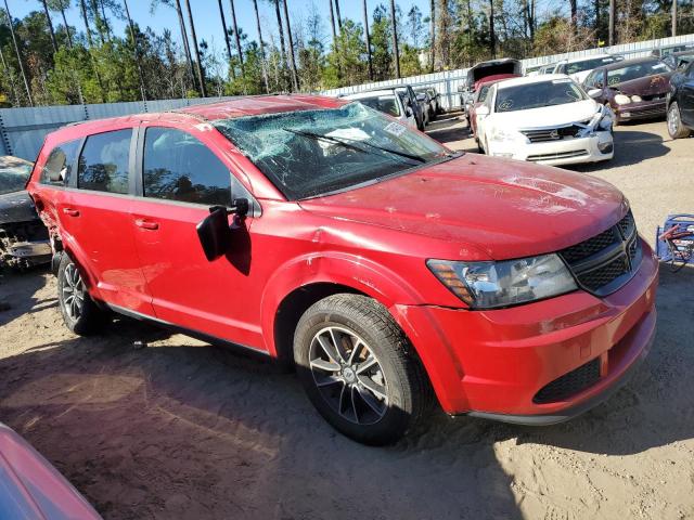 3C4PDCAB4JT532957 - 2018 DODGE JOURNEY SE RED photo 4