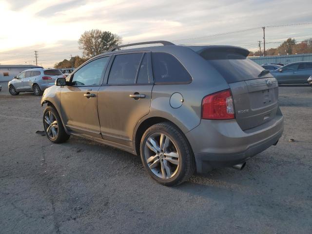 2FMDK3J95CBA56346 - 2012 FORD EDGE SEL GOLD photo 2