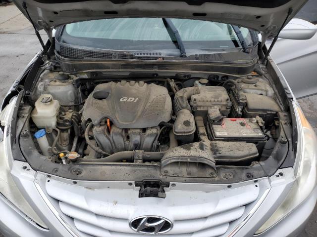 5NPEB4AC4DH522686 - 2013 HYUNDAI SONATA GLS SILVER photo 11