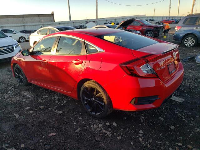 2HGFC2F84KH556497 - 2019 HONDA CIVIC SPORT RED photo 2