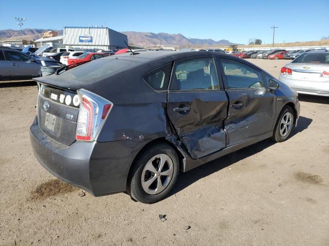 JTDKN3DU3C1567200 - 2012 TOYOTA PRIUS GRAY photo 3