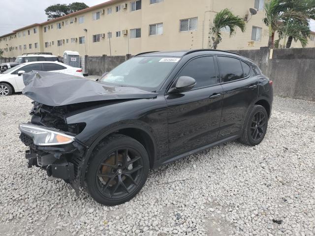 ZASPAJANXM7D01181 - 2021 ALFA ROMEO STELVIO SPORT أسود صورة 1