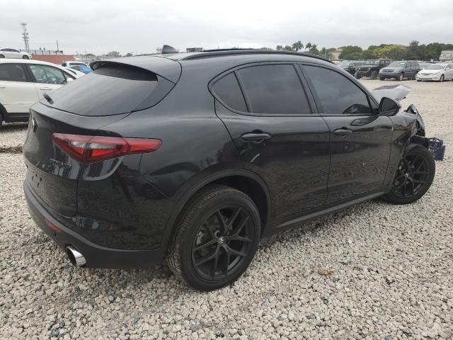 ZASPAJANXM7D01181 - 2021 ALFA ROMEO STELVIO SPORT أسود صورة 3