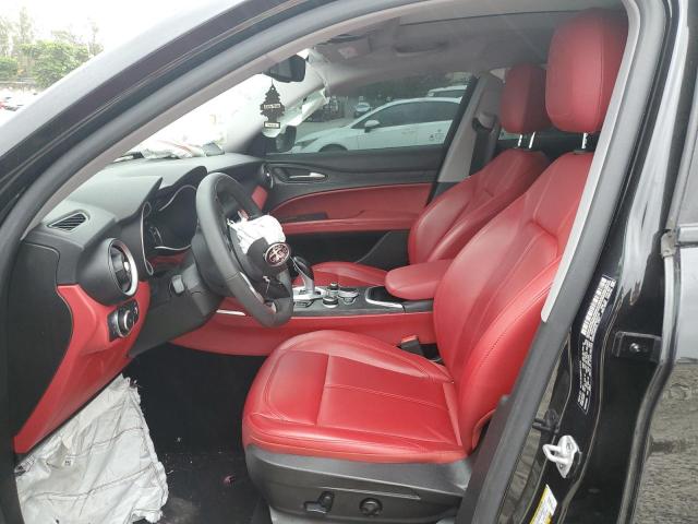 ZASPAJANXM7D01181 - 2021 ALFA ROMEO STELVIO SPORT أسود صورة 7