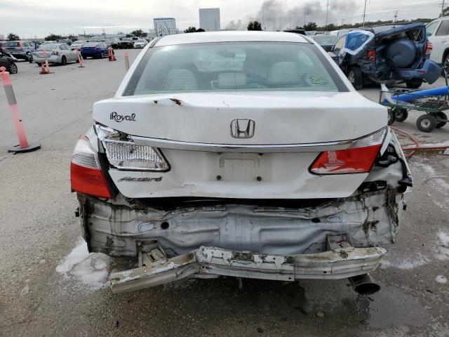 1HGCR2F33FA219748 - 2015 HONDA ACCORD LX WHITE photo 6