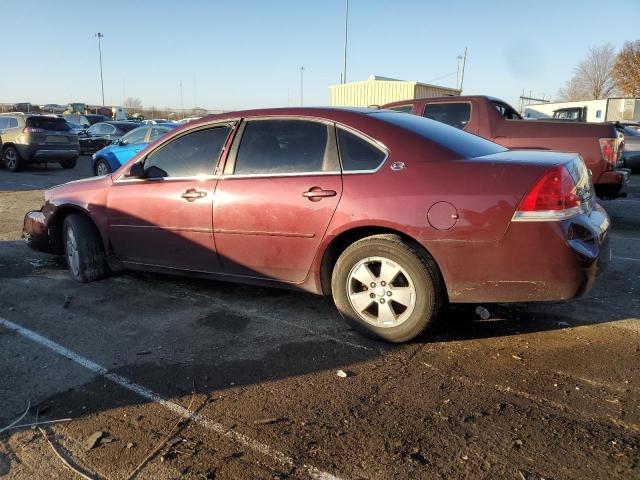 2G1WT58K379219774 - 2007 CHEVROLET IMPALA LT MAROON photo 2