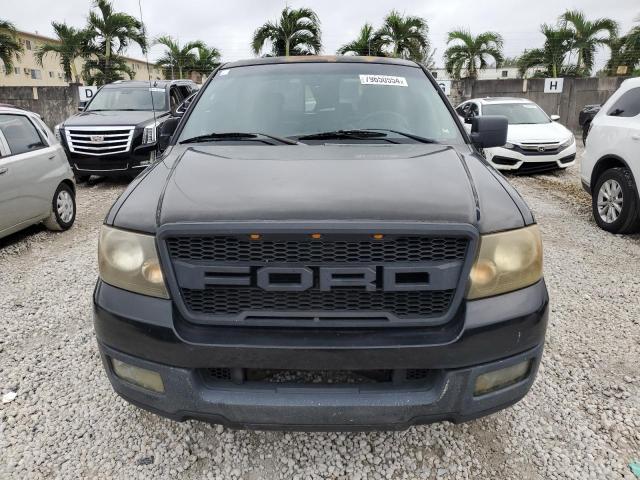 1FTPW12555KE12311 - 2005 FORD F150 SUPERCREW BLACK photo 5