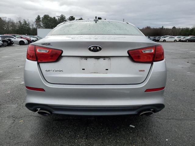 KNAGM4A72E5479518 - 2014 KIA OPTIMA LX SILVER photo 6