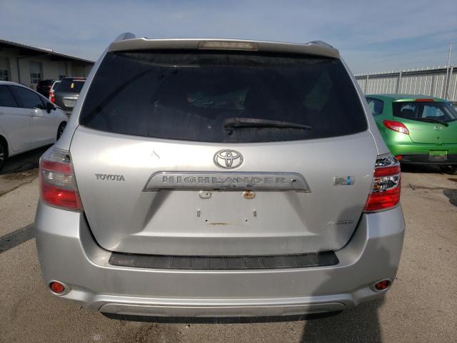 JTEEW44A082001501 - 2008 TOYOTA HIGHLANDER HYBRID LIMITED SILVER photo 6