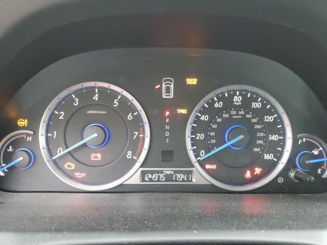 5J6TF2H52DL002502 - 2013 HONDA CROSSTOUR EXL ვერცხლისფერი ფოტო 9