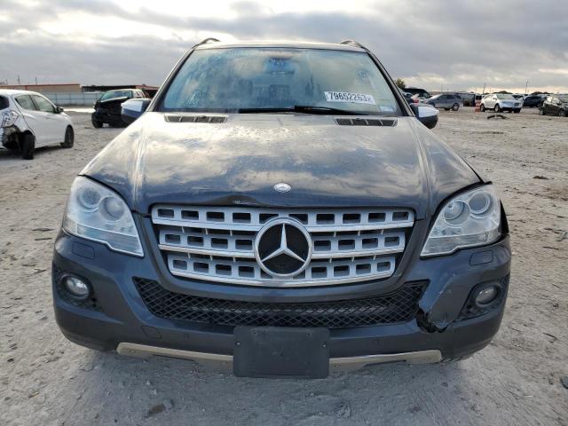 4JGBB8GB1AA605645 - 2010 MERCEDES-BENZ ML 350 4MATIC BLACK photo 5