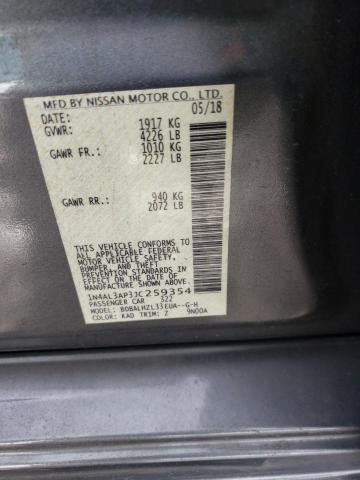 1N4AL3AP3JC259354 - 2018 NISSAN ALTIMA 2.5 GRAY photo 12