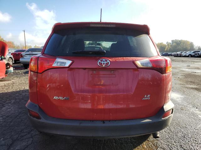 2T3BFREV9EW125310 - 2014 TOYOTA RAV4 LE RED photo 6