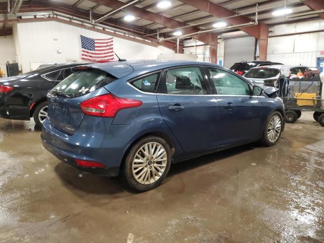 1FADP3N22JL326008 - 2018 FORD FOCUS TITANIUM BLUE photo 3