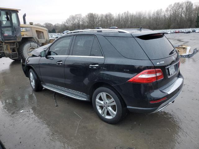 4JGDA5HBXFA564349 - 2015 MERCEDES-BENZ ML 350 4MATIC BLACK photo 2