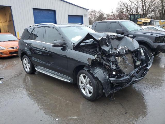 4JGDA5HBXFA564349 - 2015 MERCEDES-BENZ ML 350 4MATIC BLACK photo 4