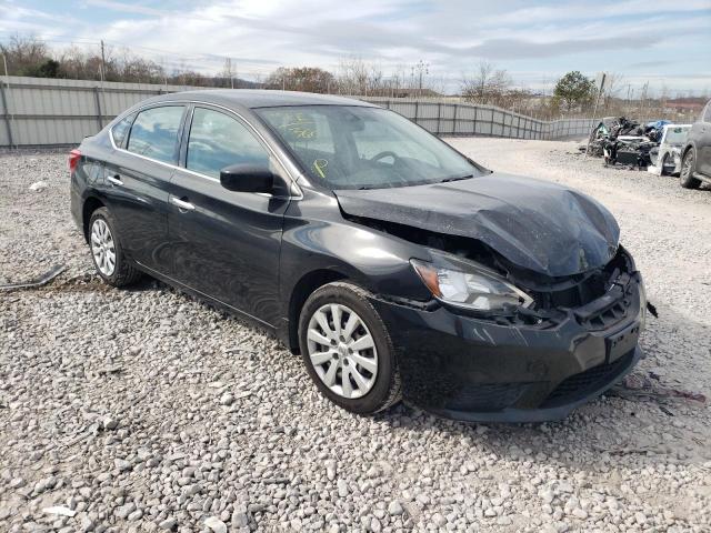 3N1AB7APXHL649650 - 2017 NISSAN SENTRA S BLACK photo 4