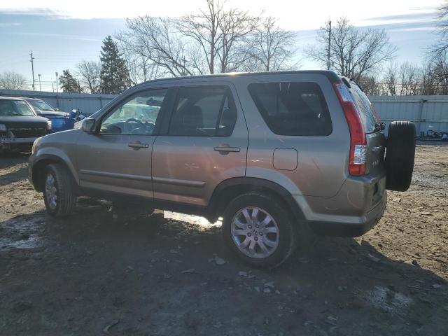 JHLRD78925C025742 - 2005 HONDA CR-V SE TAN photo 2