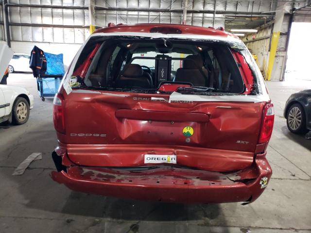 2D4GP44L64R535869 - 2004 DODGE GRAND CARA SXT RED photo 6