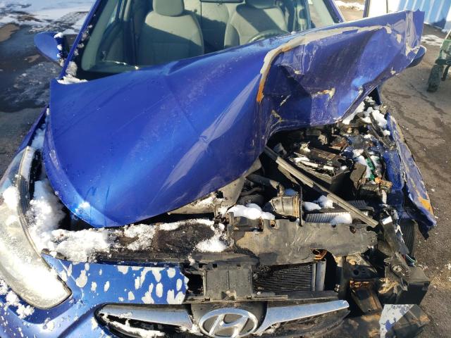 KMHCT4AE0CU246576 - 2012 HYUNDAI ACCENT GLS BLUE photo 11