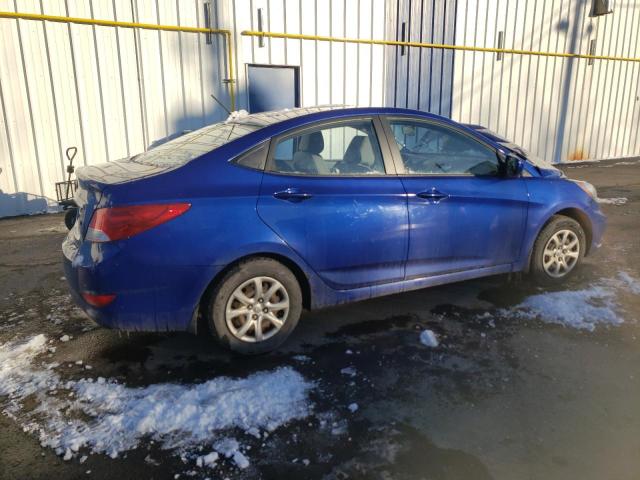 KMHCT4AE0CU246576 - 2012 HYUNDAI ACCENT GLS BLUE photo 3