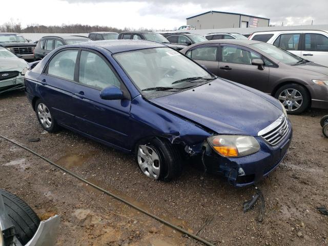 KNAFE221995635616 - 2009 KIA SPECTRA EX BLUE photo 4