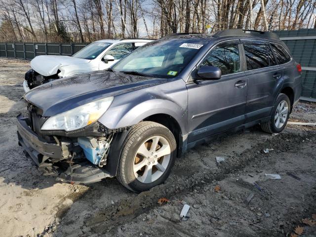 4S4BRBCC0E3263297 - 2014 SUBARU OUTBACK 2.5I PREMIUM GRAY photo 1