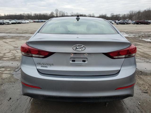 5NPD84LF7HH107000 - 2017 HYUNDAI ELANTRA SE GRAY photo 6