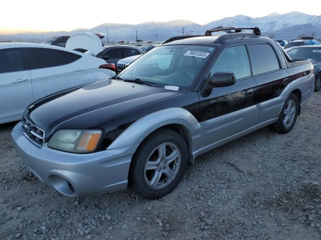 4S4BT61C937109107 - 2003 SUBARU BAJA BLACK photo 1