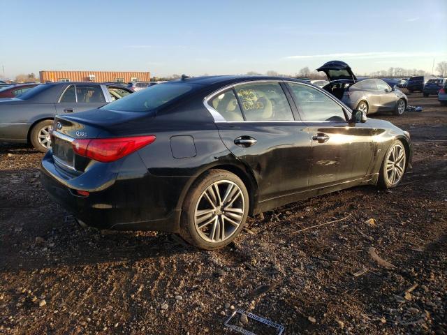 JN1BV7AR0FM392918 - 2015 INFINITI Q50 BASE BLACK photo 3