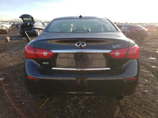 JN1BV7AR0FM392918 - 2015 INFINITI Q50 BASE BLACK photo 6