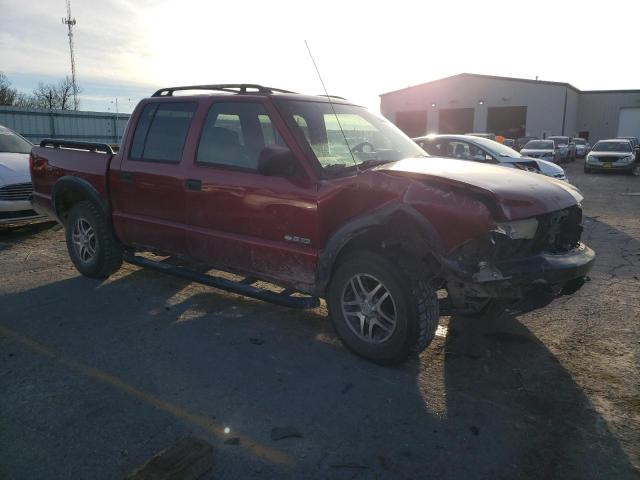 1GCDT13X93K162774 - 2003 CHEVROLET S TRUCK S10 RED photo 4