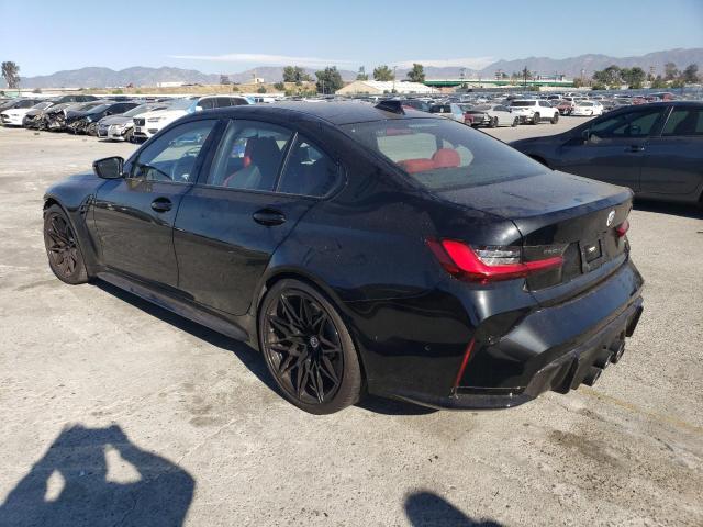 WBS33AY05NFM96280 - 2022 BMW M3 COMPETITION BLACK photo 2