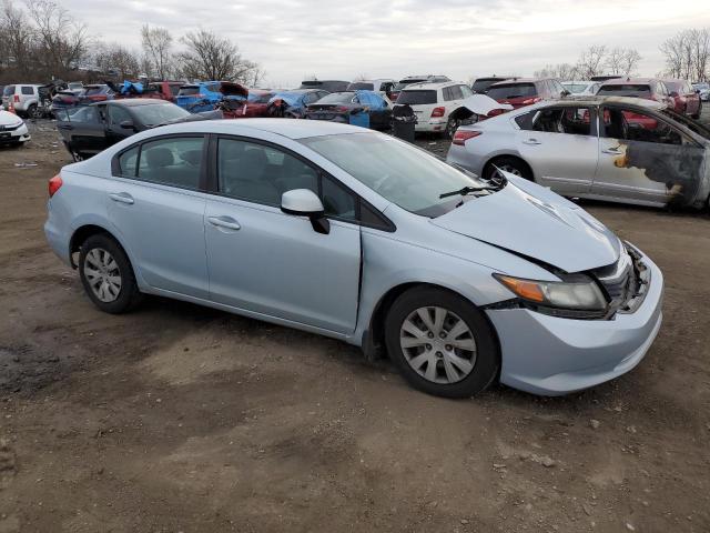 19XFB2F50CE353661 - 2012 HONDA CIVIC LX BLUE photo 4