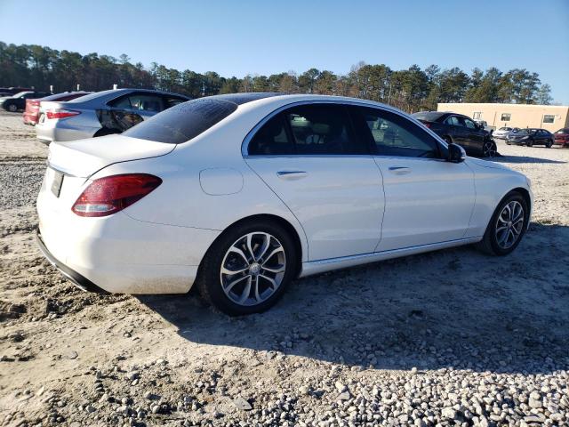 55SWF4JB4GU154320 - 2016 MERCEDES-BENZ C 300 WHITE photo 3