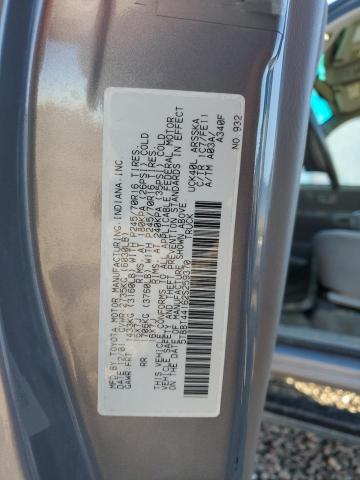 5TBBT44162S259370 - 2002 TOYOTA TUNDRA ACCESS CAB ნაცრისფერი ფოტო 12