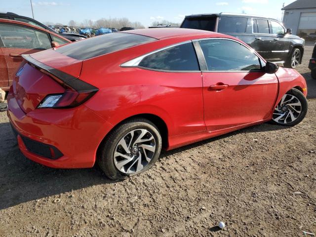 2HGFC4B61KH300043 - 2019 HONDA CIVIC LX RED photo 3