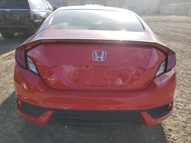 2HGFC4B61KH300043 - 2019 HONDA CIVIC LX RED photo 6