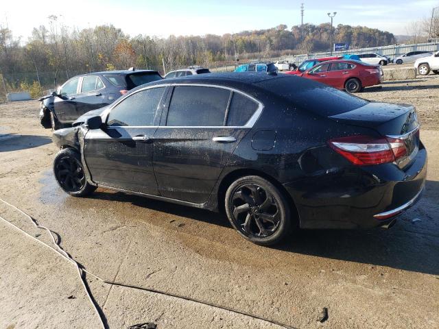 1HGCR3F8XHA000192 - 2017 HONDA ACCORD EXL BLACK photo 2